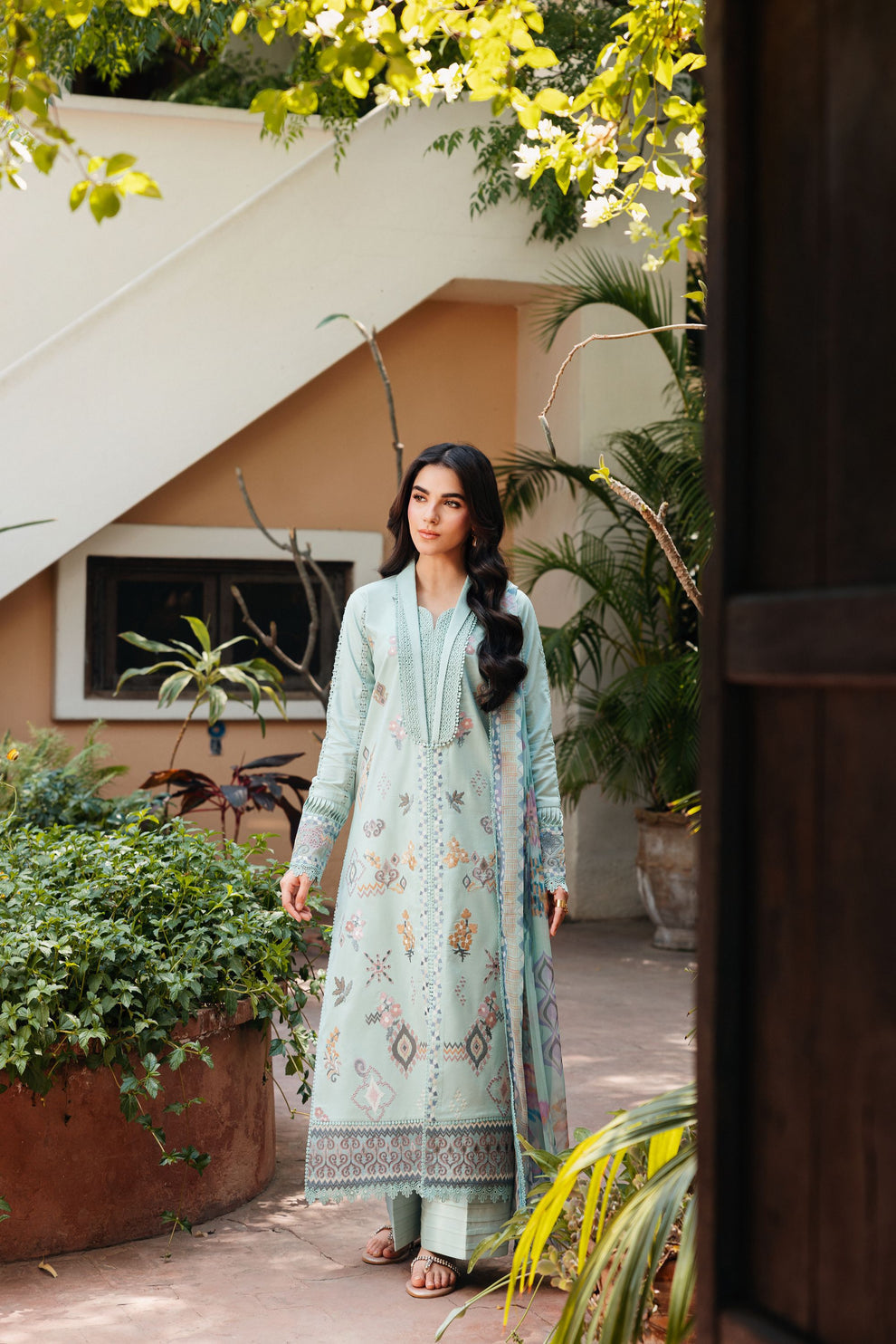 Florent | Festive Luxury Lawn 26 | FZF - 3A - by Libasekhas UK - Registered Vendor of : Florent - 100% Original Designer Dress