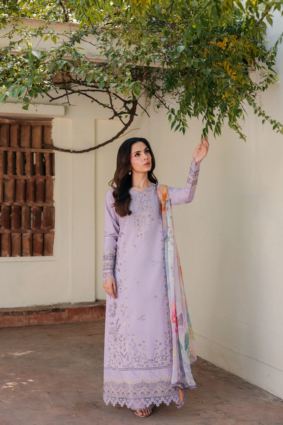 Florent | Festive Luxury Lawn 26 | FZF - 2B - by Libasekhas UK - Registered Vendor of : Florent - 100% Original Designer Dress