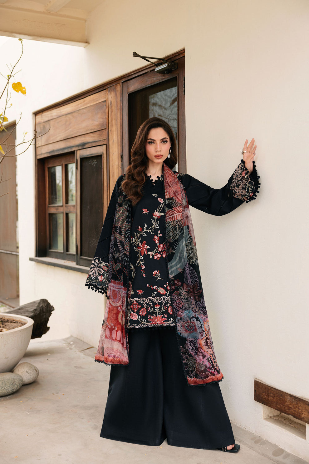 Florent | Festive Luxury Lawn 26 | FZF - 1B - by Libasekhas UK - Registered Vendor of : Florent - 100% Original Designer Dress