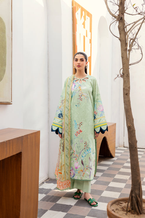 Florent | Luxury Print | FLP-7A - by - Libasekhas UK - Registered Vendor of : Florent - 100% Original Designer Dresss