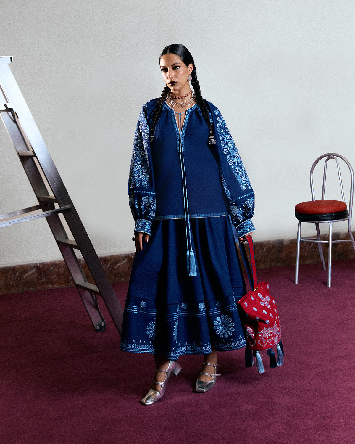 Jugnu | Summer Pret 25 | Nayeli - by Libasekhas UK - Registered Vendor of : Jugnu - 100% Original Designer Dress