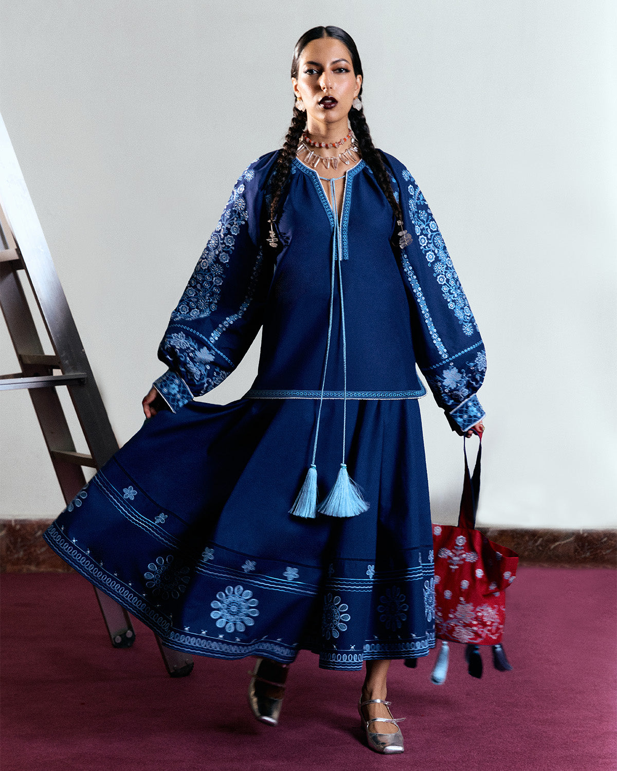 Jugnu | Summer Pret 25 | Nayeli - by Libasekhas UK - Registered Vendor of : Jugnu - 100% Original Designer Dress