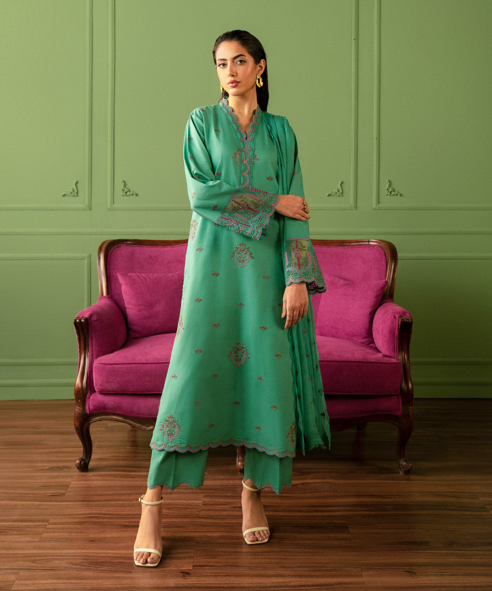 Sapphire | Intermix 2024 | Cambric Suit S-46 - by - Libasekhas UK - Registered Vendor of : Sapphire - 100% Original Designer Dresss