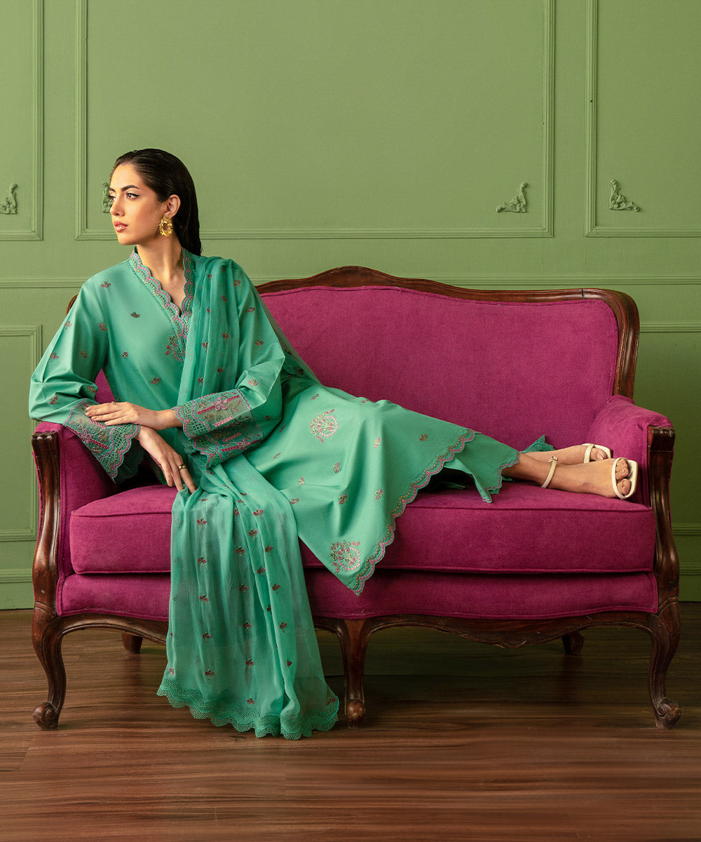 Sapphire | Intermix 2024 | Cambric Suit S-46 - by - Libasekhas UK - Registered Vendor of : Sapphire - 100% Original Designer Dresss