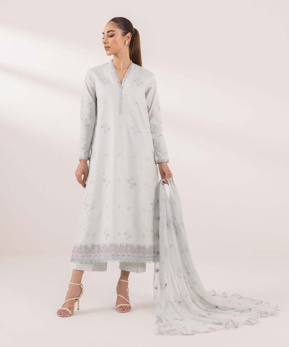 Sapphire | Intermix 2024 | Cambric Suit S-14 - by - Libasekhas UK - Registered Vendor of : Sapphire - 100% Original Designer Dresss