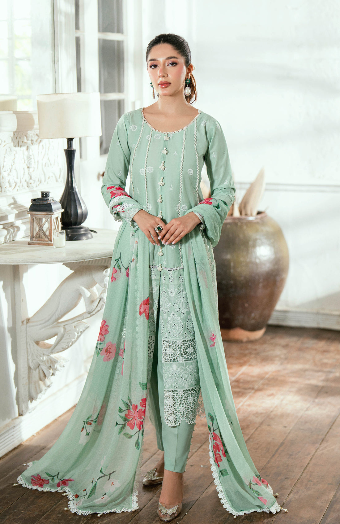 Al zohaib | Laserkari Premium Edition 25 | LKP-25-01 H - by Libasekhas UK - Registered Vendor of : Al zohaib - 100% Original Designer Dress
