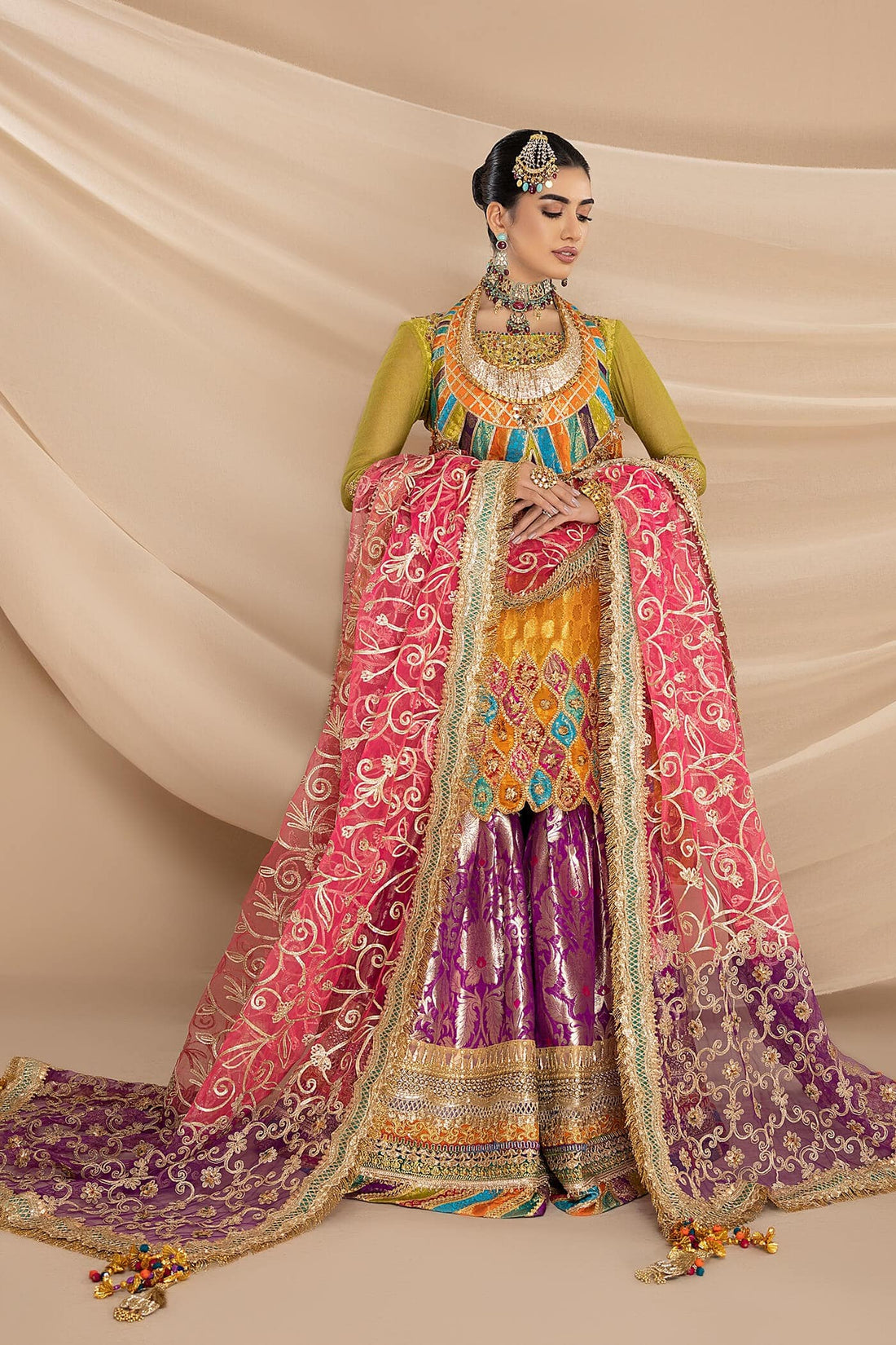 Nilofer Shahid | Shama e Mehfil | Mahjabeen - by Libasekhas UK - Registered Vendor of : Nilofer Shahid - 100% Original Designer Dress