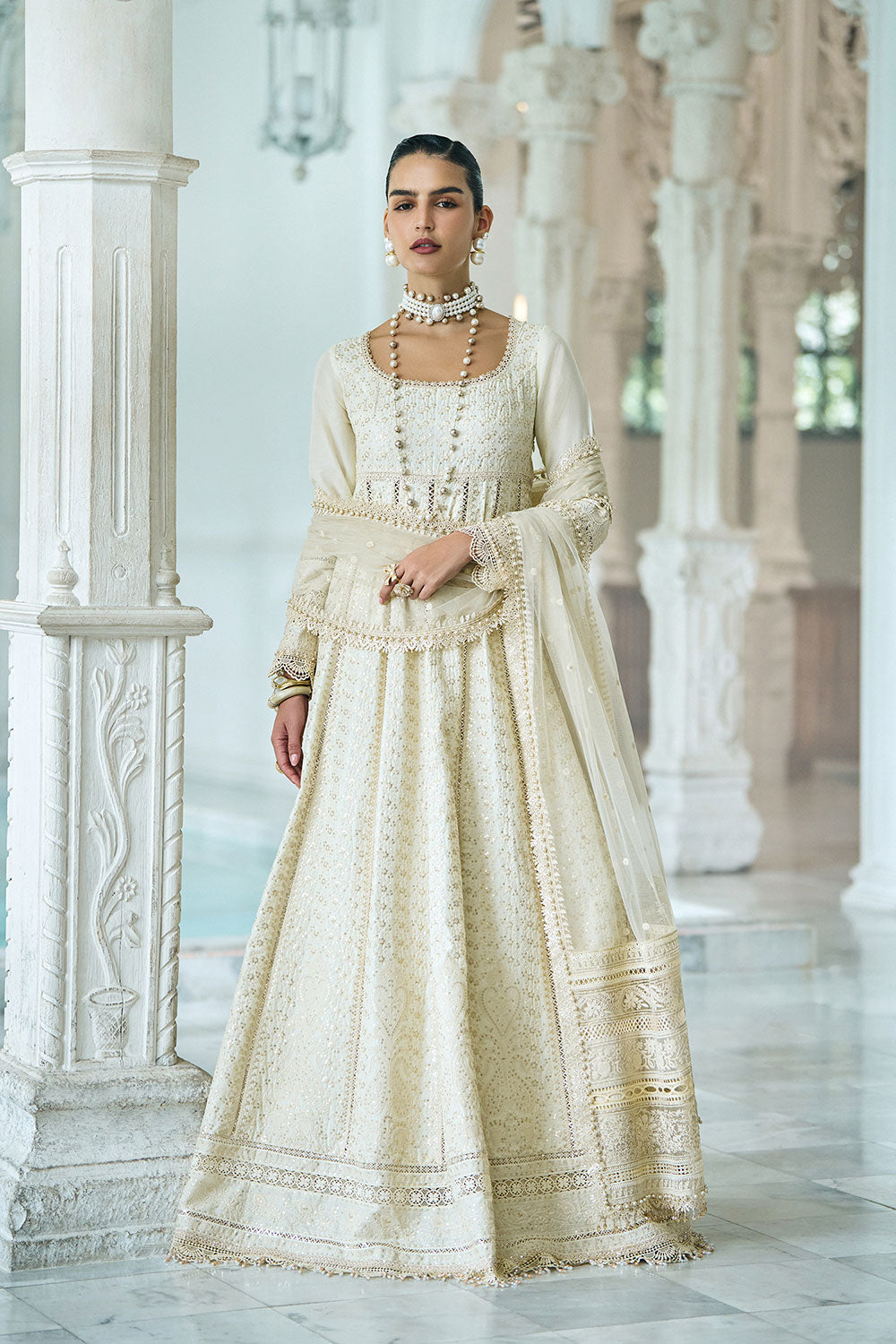 Sobia Nazir | Luxury Lawn Eid 26 | 1A - by Libasekhas UK - Registered Vendor of : Sobia Nazir - 100% Original Designer Dress