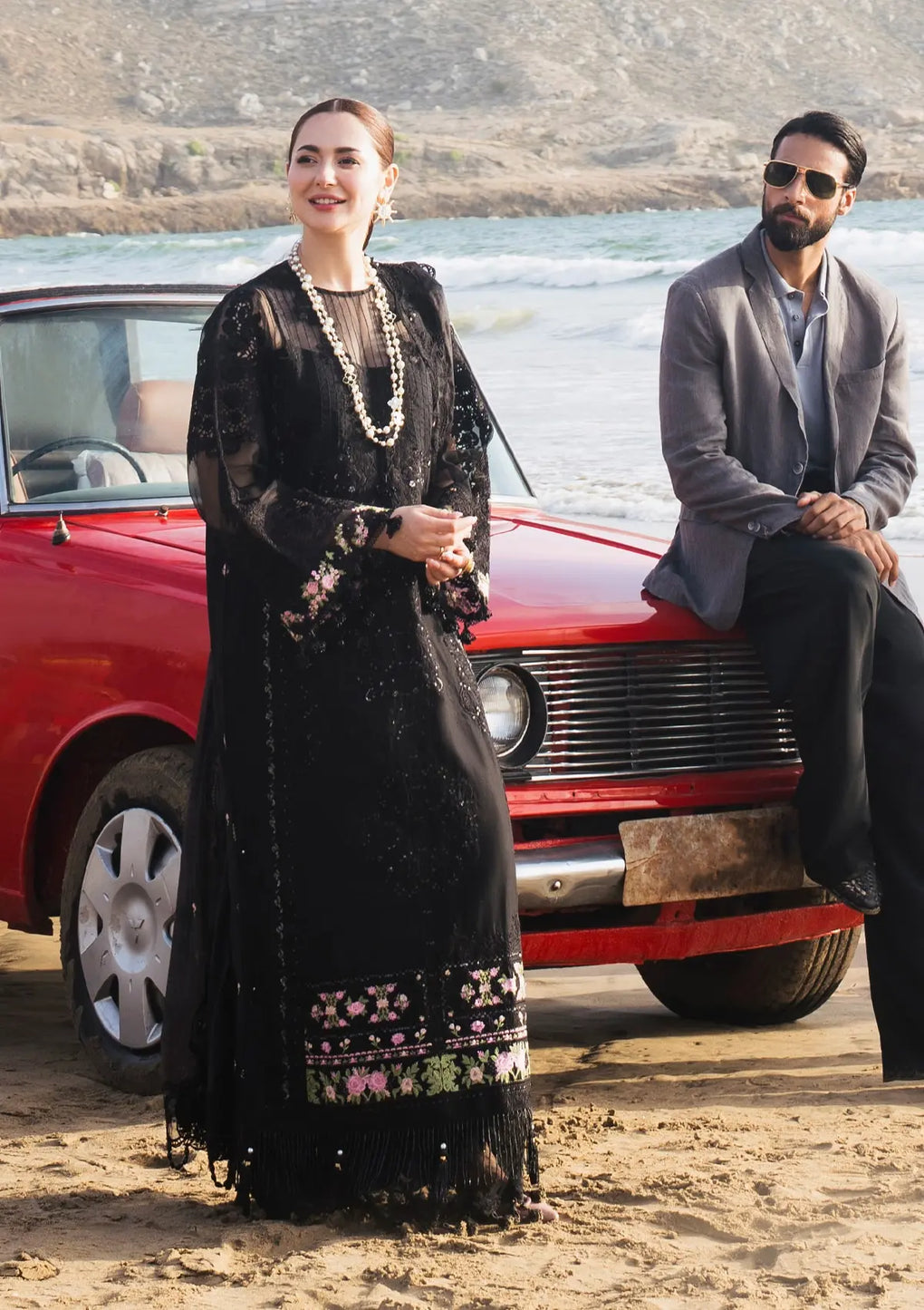 Elaf Premium | Hai Kuch Festive Lawn 24 | EHK-01A Mahnoor - by - Libasekhas UK - Registered Vendor of : Elaf Premium - 100% Original Designer Dresss