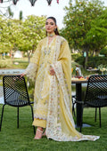 Elaf Premium | Luxury Lawn 25 | ELH-4A DANDELION - by - Libasekhas UK - Registered Vendor of : Elaf Premium - 100% Original Designer Dresss