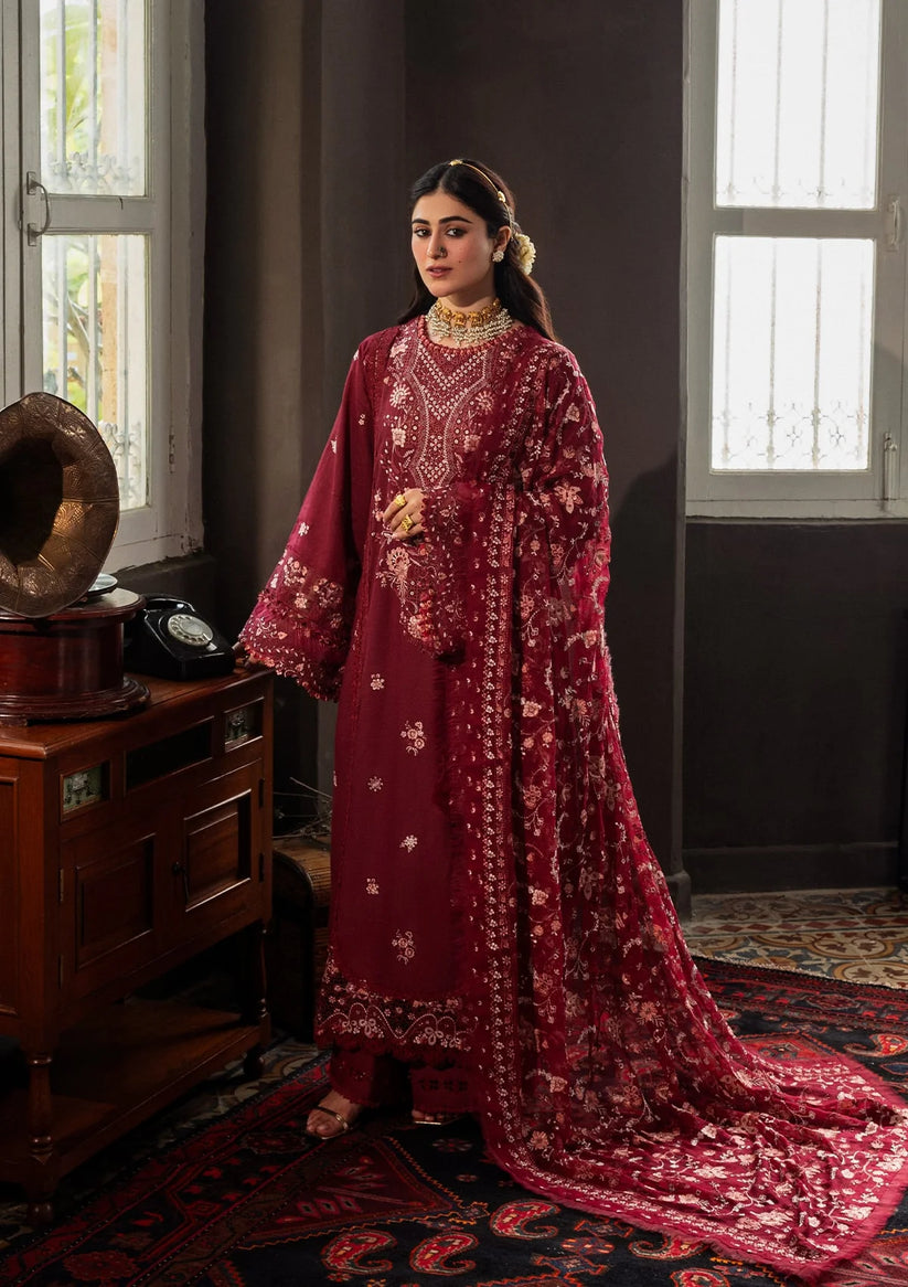 Kahf Premium | Kahf Karandi 25 | KKH-03 ROSELITH - by Libasekhas UK - Registered Vendor of : Kahf Premium - 100% Original Designer Dress