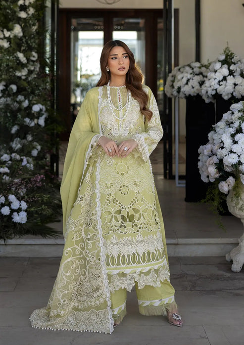 Kahf Premium | Luxury Lawn 25 | KLR-08 Amelia - by - Libasekhas UK - Registered Vendor of : Kahf Premium - 100% Original Designer Dresss
