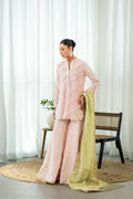 Wahaj M Khan | Sanam Luxe | Blush Block Sanam PS - by Libasekhas UK - Registered Vendor of : Wahaj M Khan - 100% Original Designer Dress
