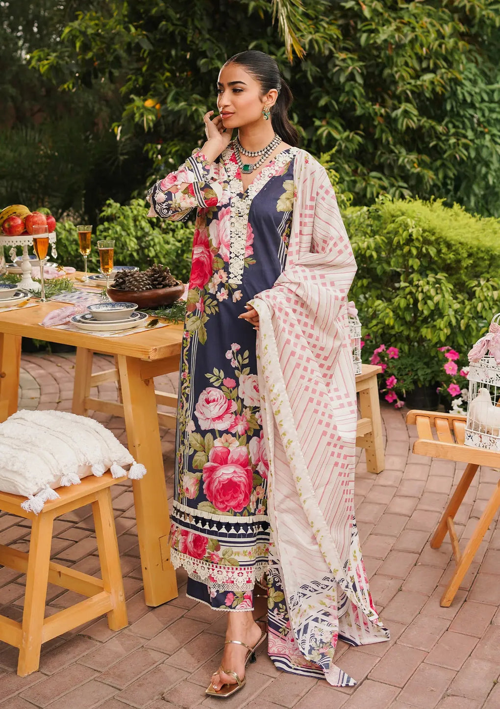 Elaf Premium | Printed Collection 24 | EEP-05B - Amica - by - Libasekhas UK - Registered Vendor of : Elaf Premium - 100% Original Designer Dresss