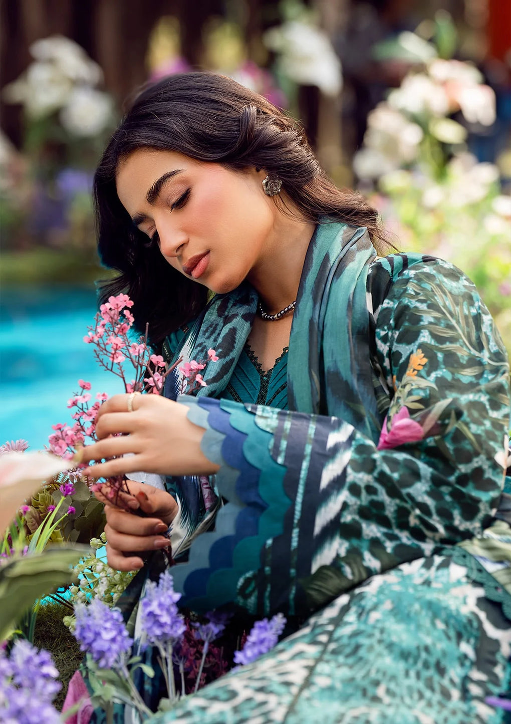 Elaf Premium | Prints 25 | EPS-4A SABLE LUXE - by - Libasekhas UK - Registered Vendor of : Elaf Premium - 100% Original Designer Dresss