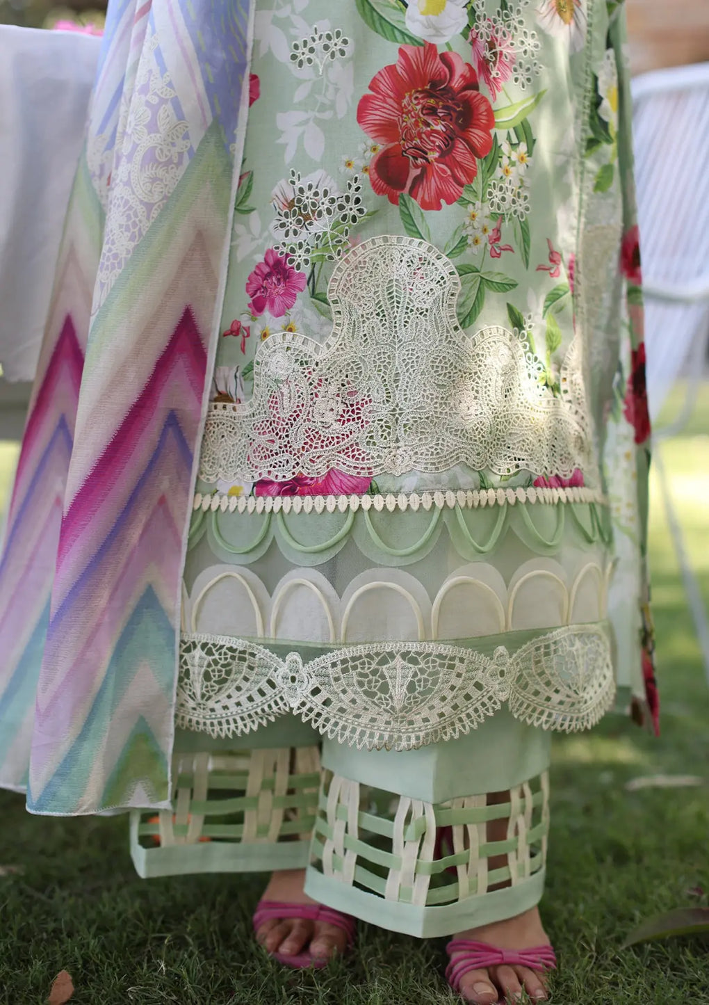 Elaf Premium | Prints Chikankari 24 | 06B OASIS - Luxury -  Libasekhas