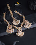 Luxe Necklace Set - by - Libasekhas UK - Registered Vendor of : Zeesy - 100% Original Designer Dresss