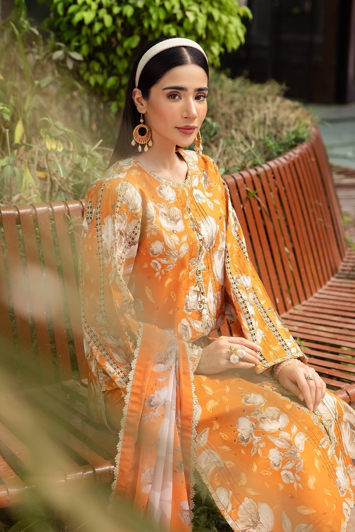 Alizeh | Sheen Lawn Prints 24 | SUNFLOWER - by - Libasekhas UK - Registered Vendor of : Alizeh - 100% Original Designer Dresss