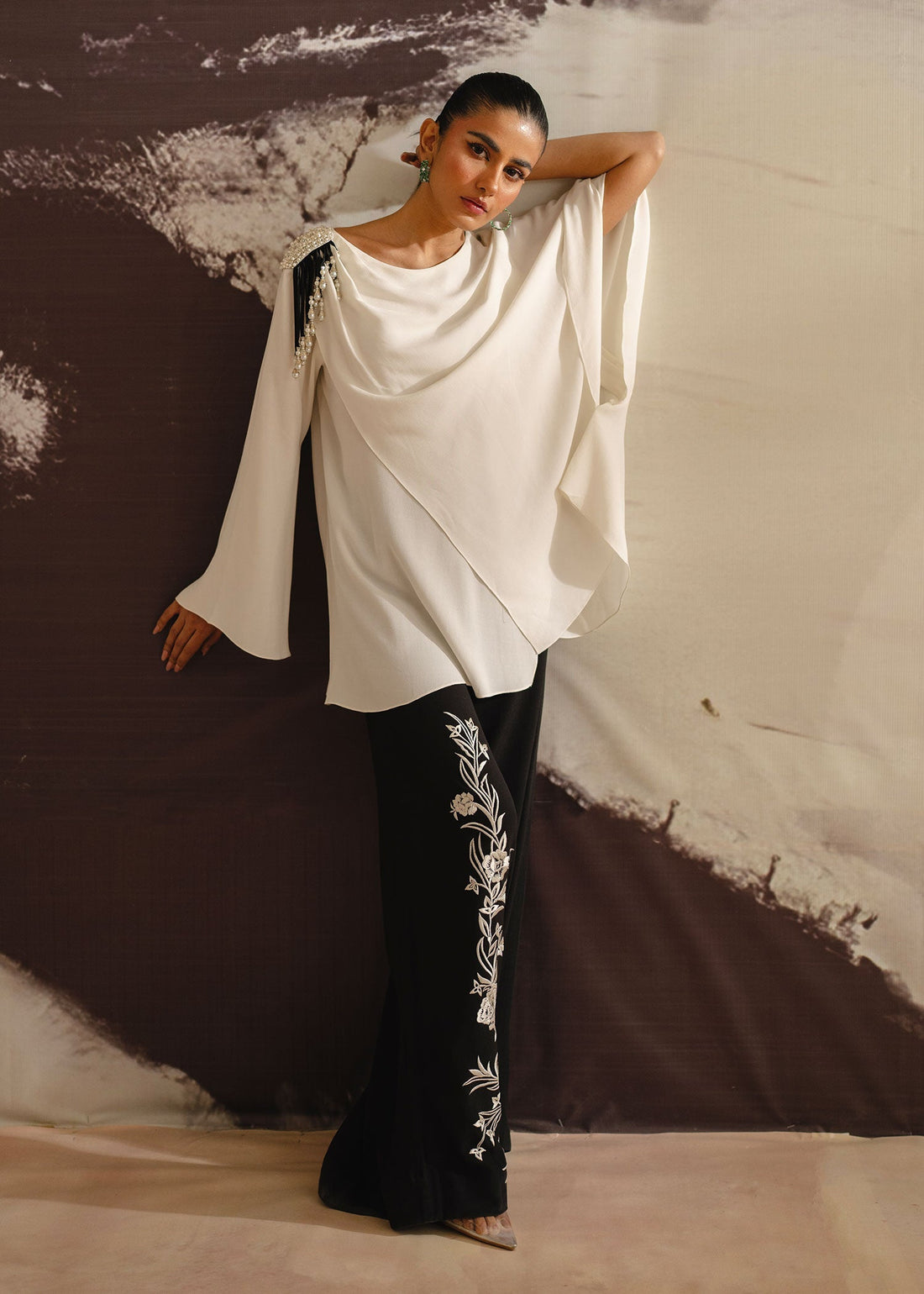 Mahgul | Eye of Cemal | Ivory Indulgence - by - Libasekhas UK - Registered Vendor of : Mahgul - 100% Original Designer Dresss