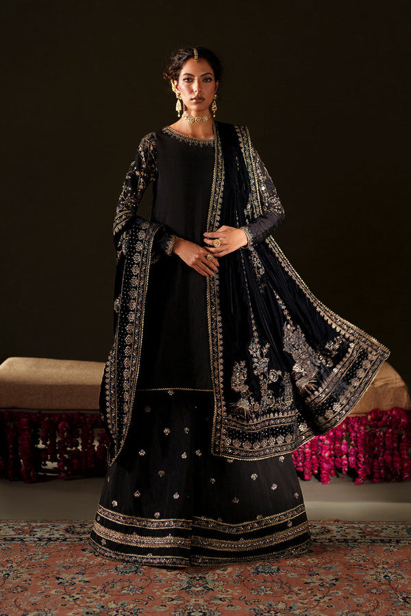 Iznik | Velvet 25 | IV-72 Embroidered Velvet - by Libasekhas UK - Registered Vendor of : Iznik - 100% Original Designer Dress