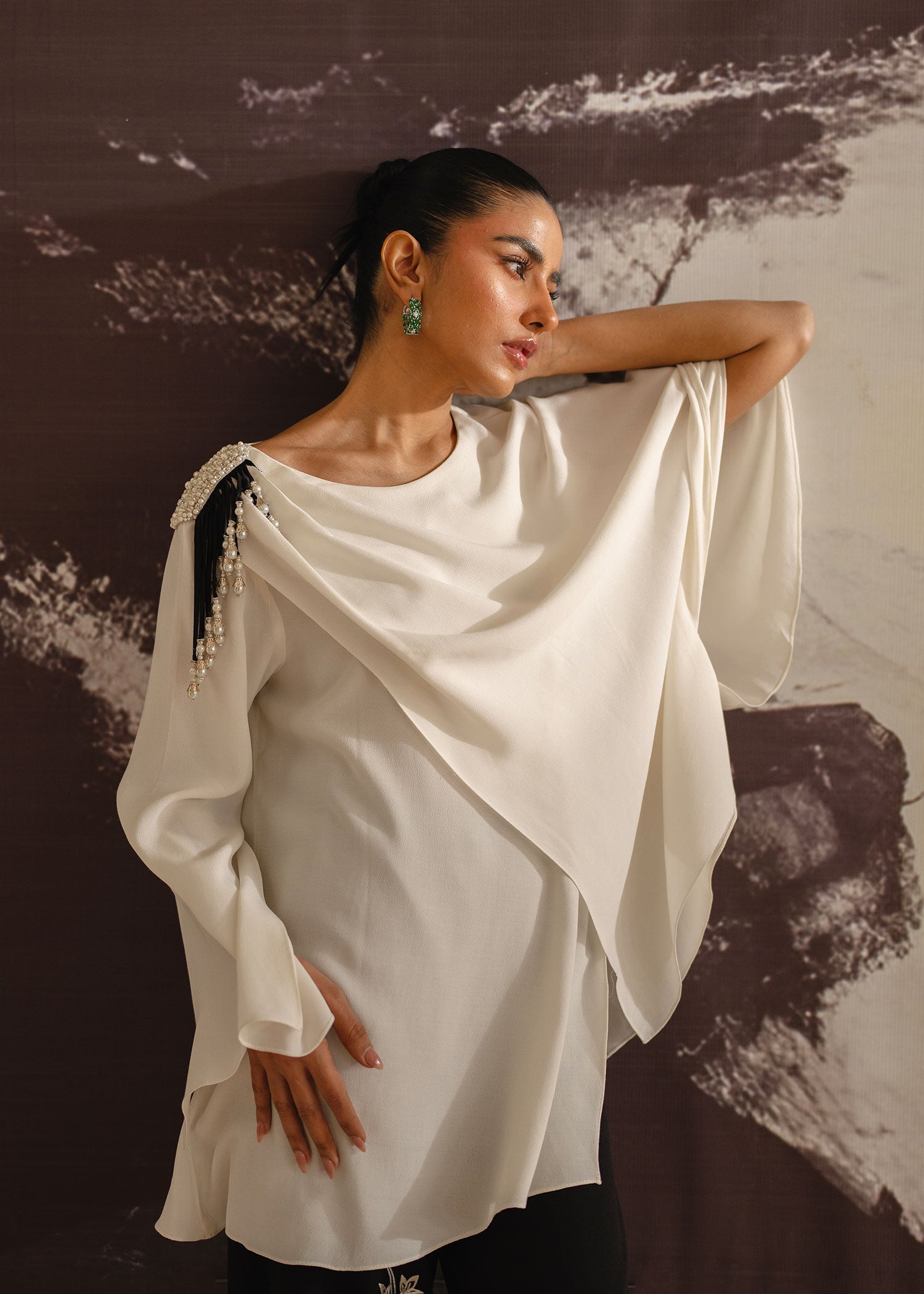 Mahgul | Eye of Cemal | Ivory Indulgence - by - Libasekhas UK - Registered Vendor of : Mahgul - 100% Original Designer Dresss