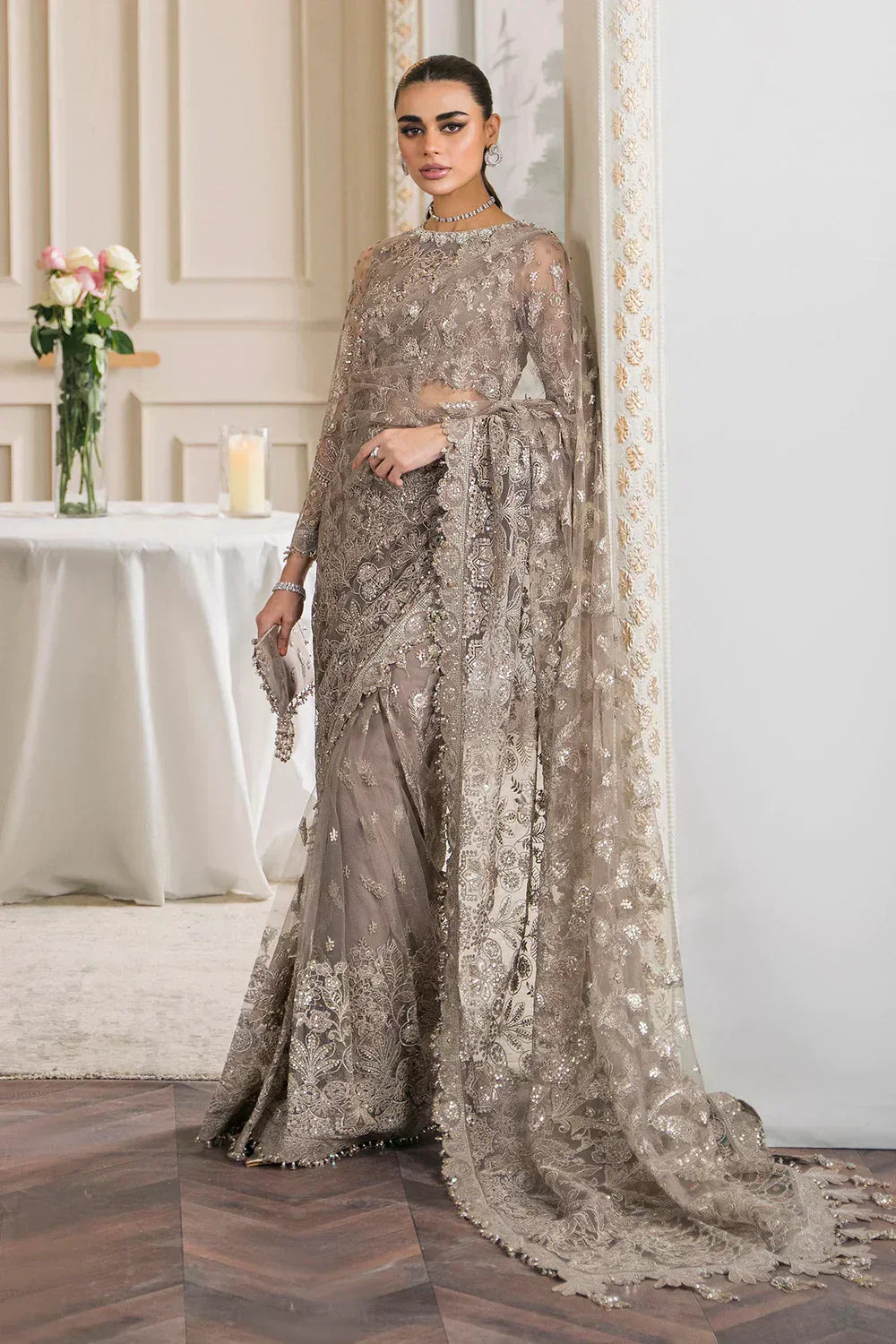 Baroque | Chantelle Embroidered Collection | CH12-06 - by - Libasekhas UK - Registered Vendor of : Baroque - 100% Original Designer Dresss