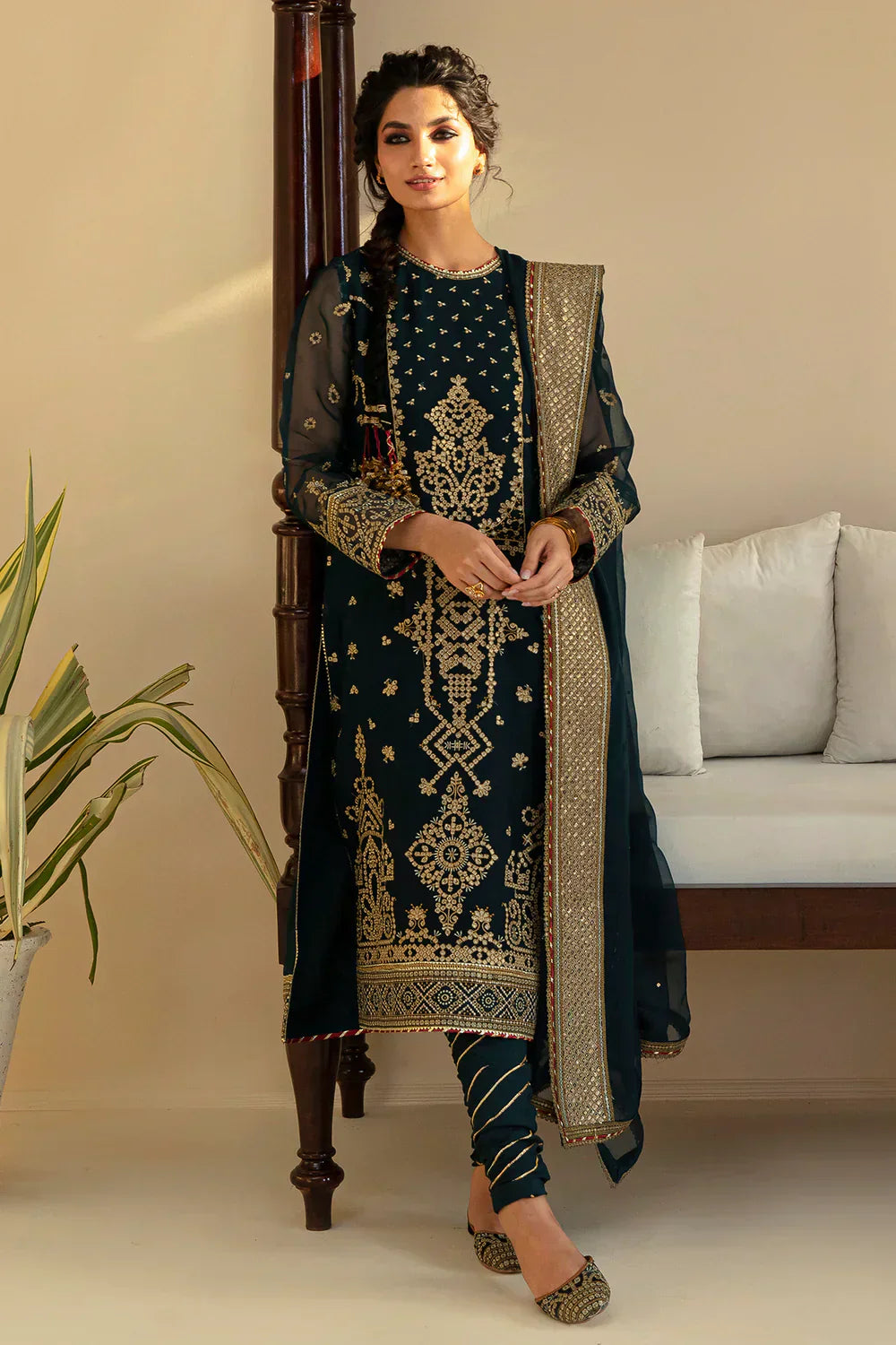 Baroque | Formals Collection | UF-393 - by - Libasekhas UK - Registered Vendor of : Baroque - 100% Original Designer Dresss