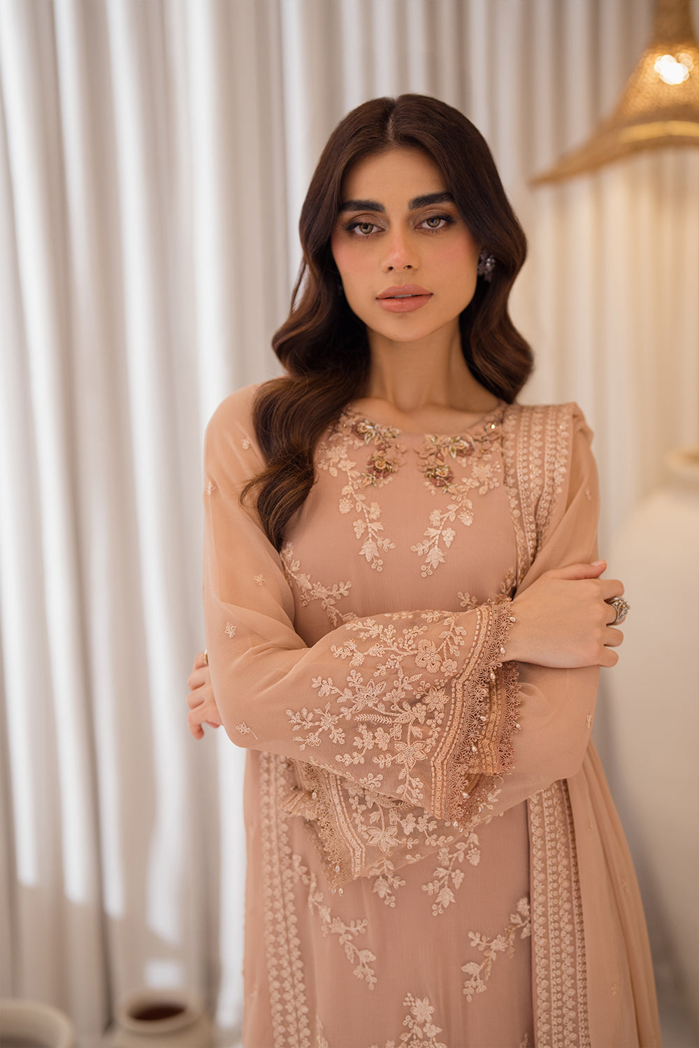 Azure | Ensembles | Beige Bliss - by Libasekhas UK - Registered Vendor of : Azure - 100% Original Designer Dress