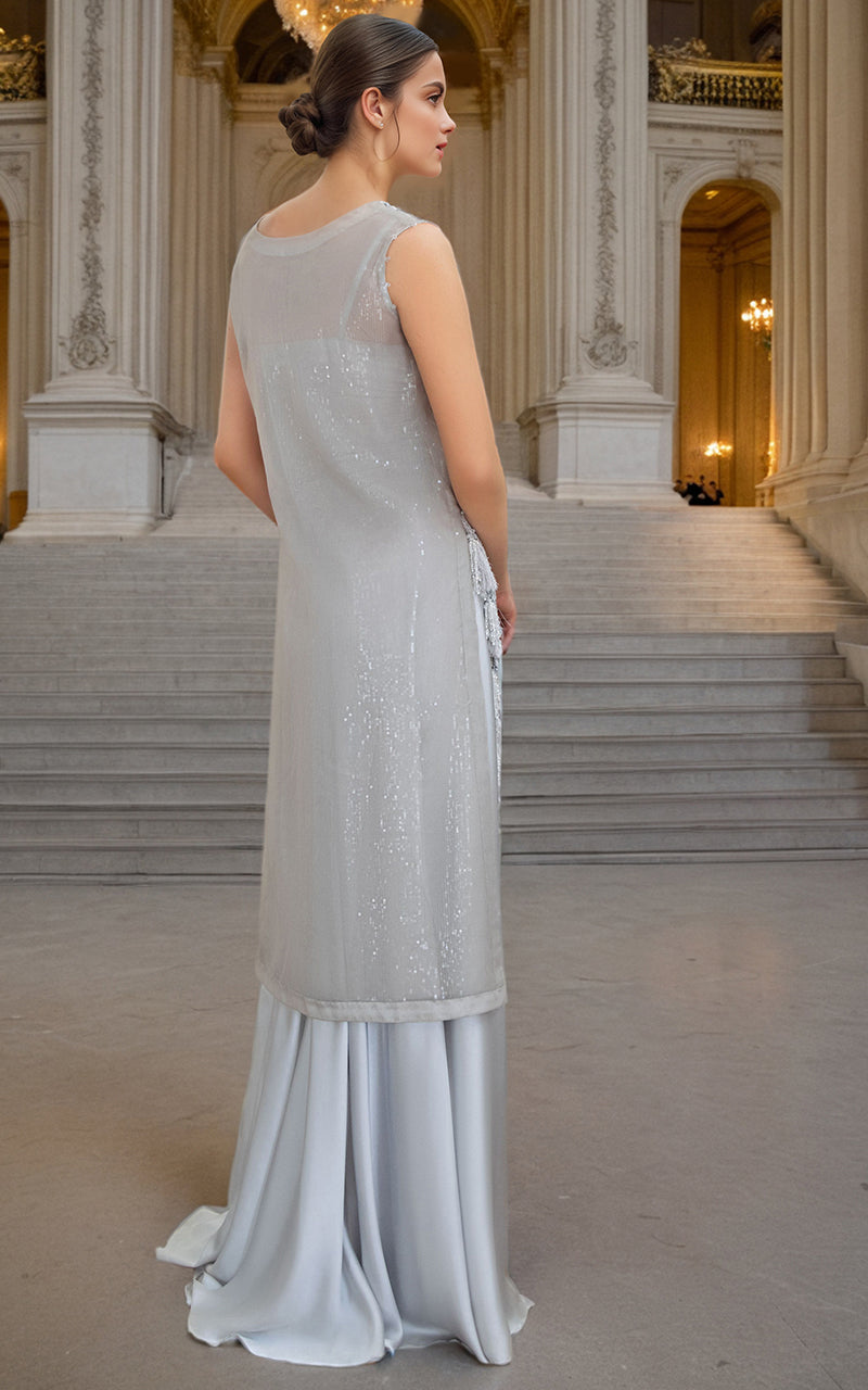 Threads and Motifs | Formal Dresses 25 | Embroidered Jacket With Skirt - by Libasekhas UK - Registered Vendor of : Threads and Motifs - 100% Original Designer Dress