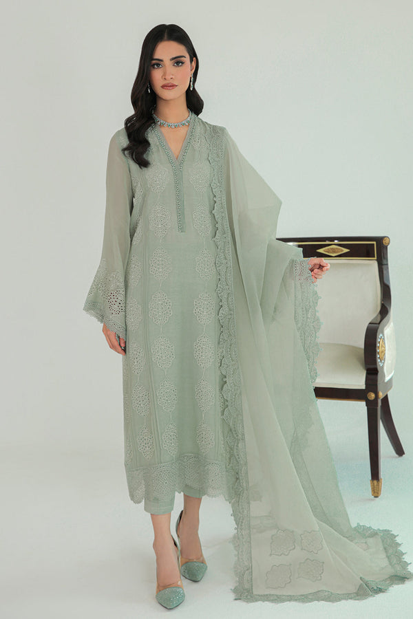 Baroque | Formals Collection | EMBROIDERED CHIFFON UF-234 - by Libasekhas UK - Registered Vendor of : Baroque - 100% Original Designer Dress