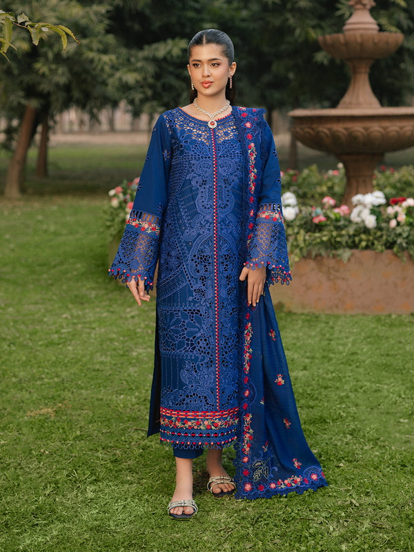 Bin Ilyas | Freesia Embroidered Lawn 25 | 106 - B - by - Libasekhas UK - Registered Vendor of : Bin Ilyas - 100% Original Designer Dresss