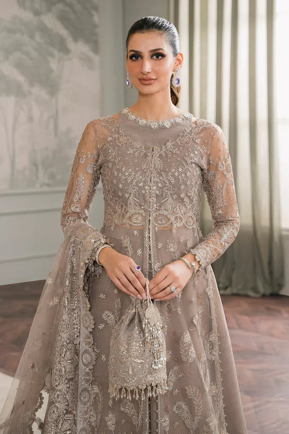 Baroque | Chantelle Embroidered Collection | CH12-06 - by - Libasekhas UK - Registered Vendor of : Baroque - 100% Original Designer Dresss