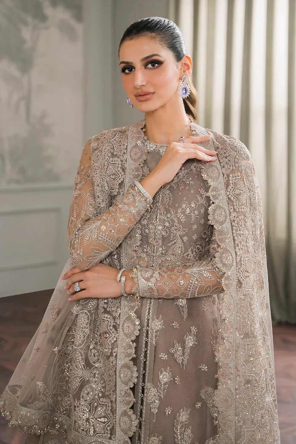 Baroque | Chantelle Embroidered Collection | CH12-06 - by - Libasekhas UK - Registered Vendor of : Baroque - 100% Original Designer Dresss