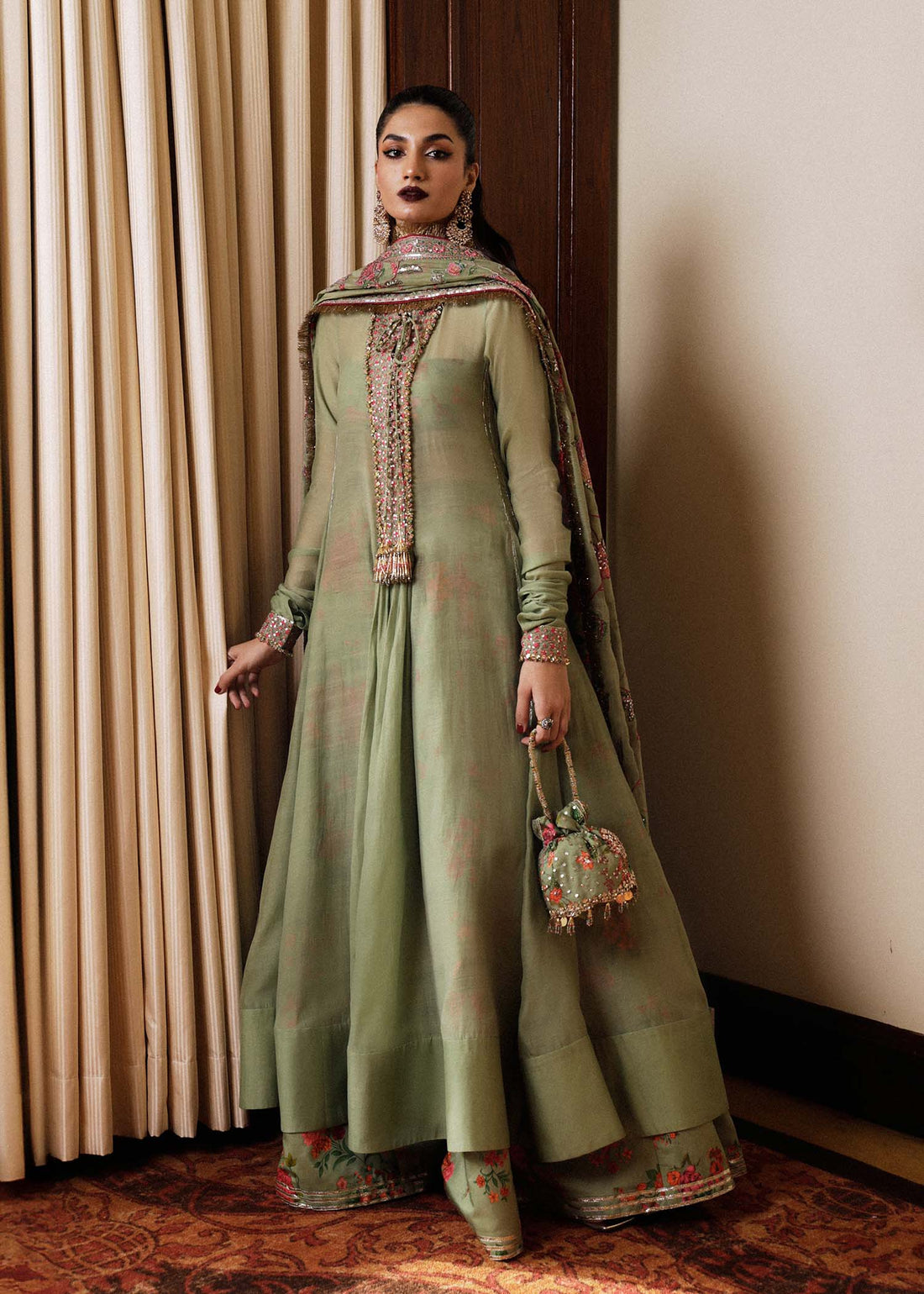 Hussain Rehar | Luxury Pret SS 24 | Pahari - by - Libasekhas UK - Registered Vendor of : Hussain Rehar - 100% Original Designer Dresss