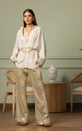Threads and Motifs | Formal Dresses 25 | EMBROIDERED TOP WITH TUBE AND SEQUINS TROUSER - by Libasekhas UK - Registered Vendor of : Threads and Motifs - 100% Original Designer Dress