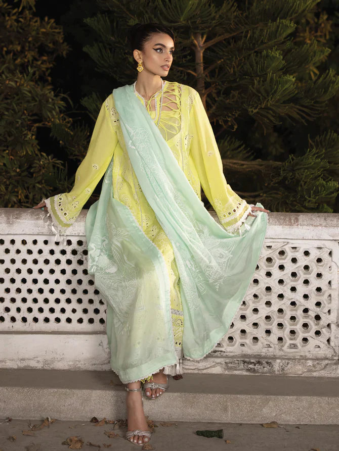 Faiza Faisal | Maya Luxury Lawn | Derya - by - Libasekhas UK - Registered Vendor of : Faiza Faisal - 100% Original Designer Dresss