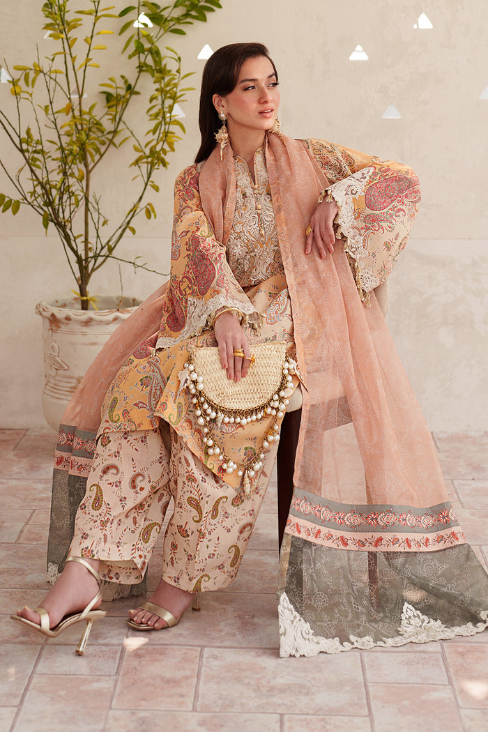 Baroque | Luxury Pret Summer | UF-4403 - by Libasekhas UK - Registered Vendor of : Baroque - 100% Original Designer Dress