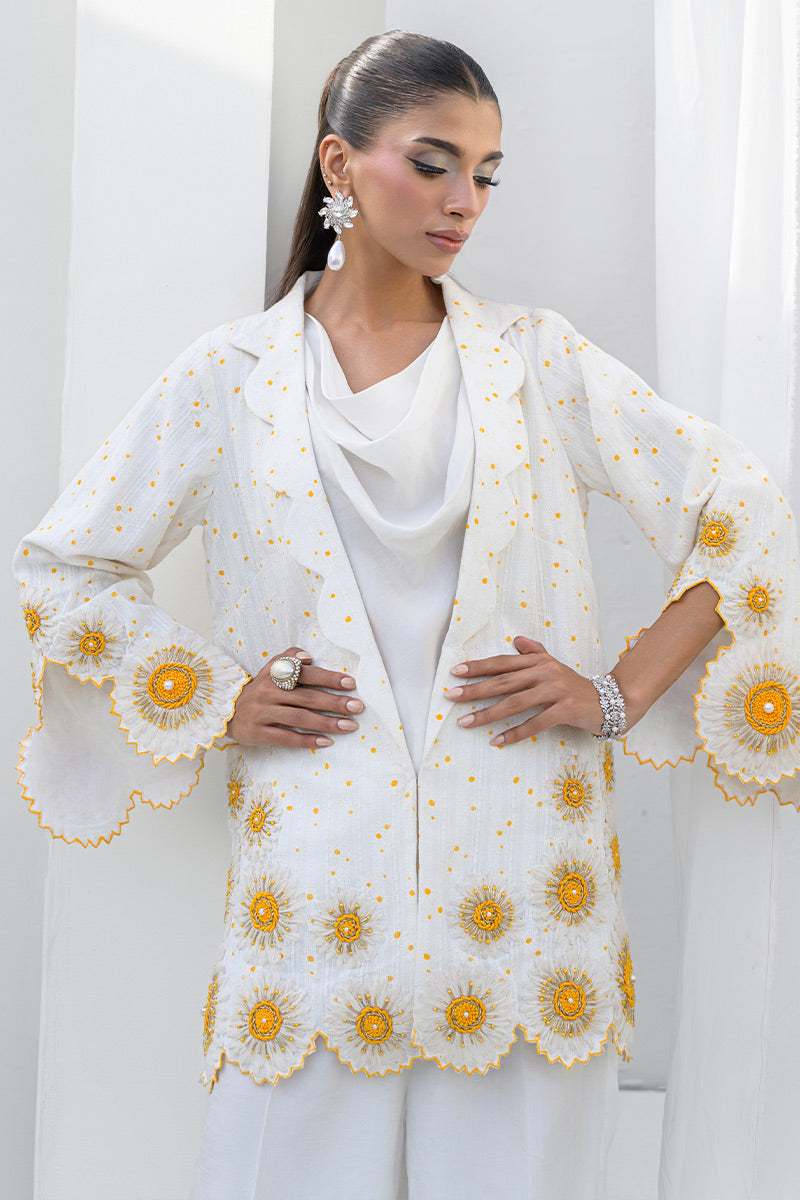 Chic Ophicial | Aarzu Luxe Pret | Sunkissed Sunflower - by Libasekhas UK - Registered Vendor of : Chic Ophicial - 100% Original Designer Dress