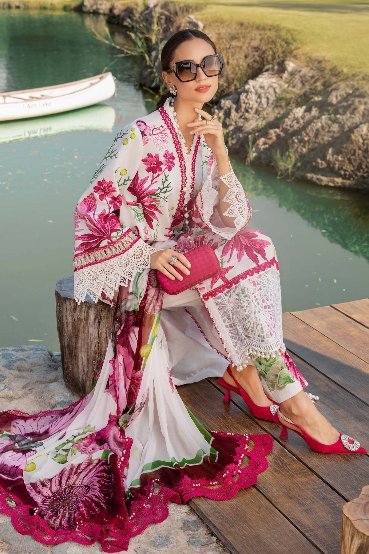 Maria B | M Prints 25 | MPT-2510-A - Ladies Clothes -  Libasekhas