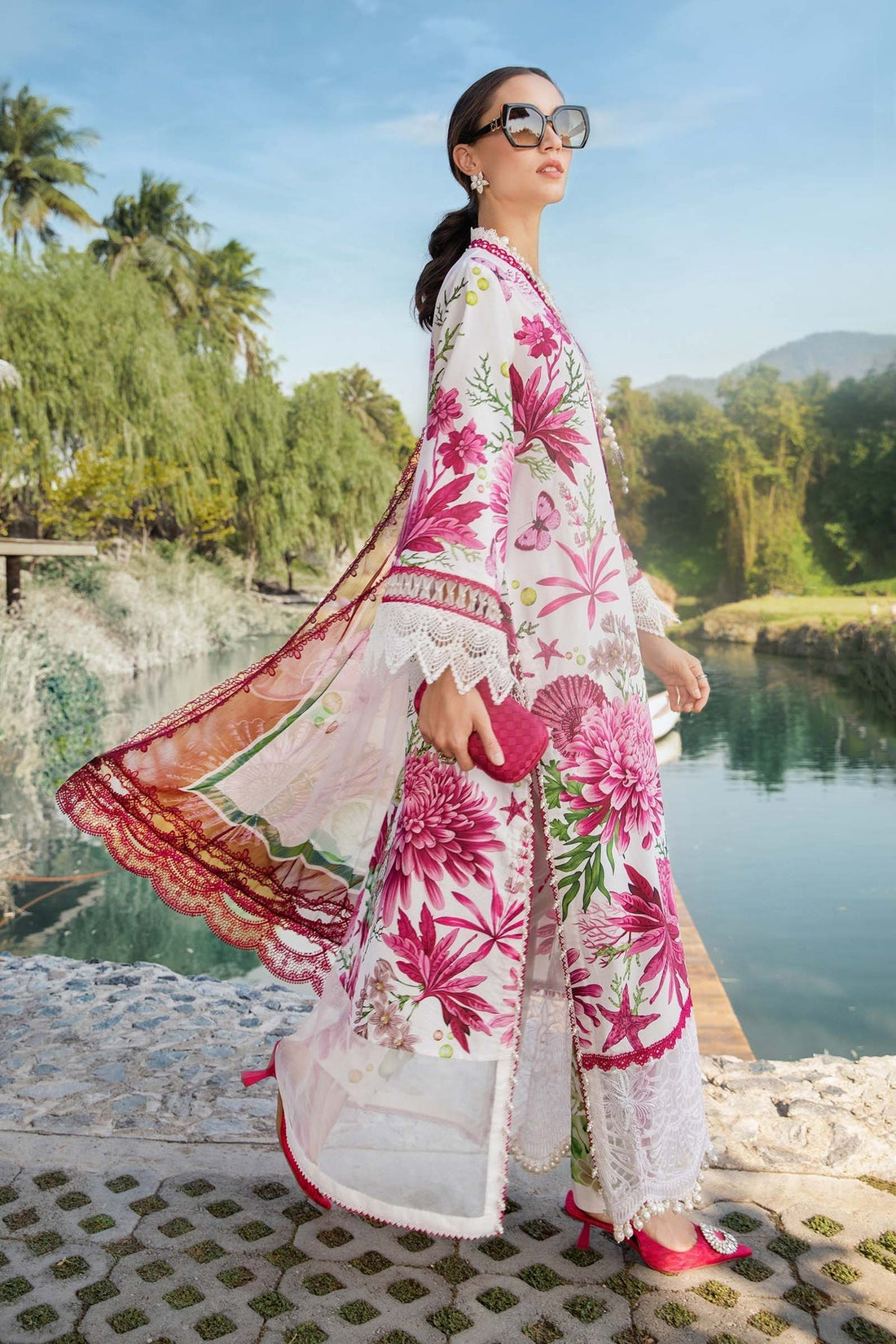 Maria B | M Prints 25 | MPT-2510-A - Ladies Clothes -  Libasekhas