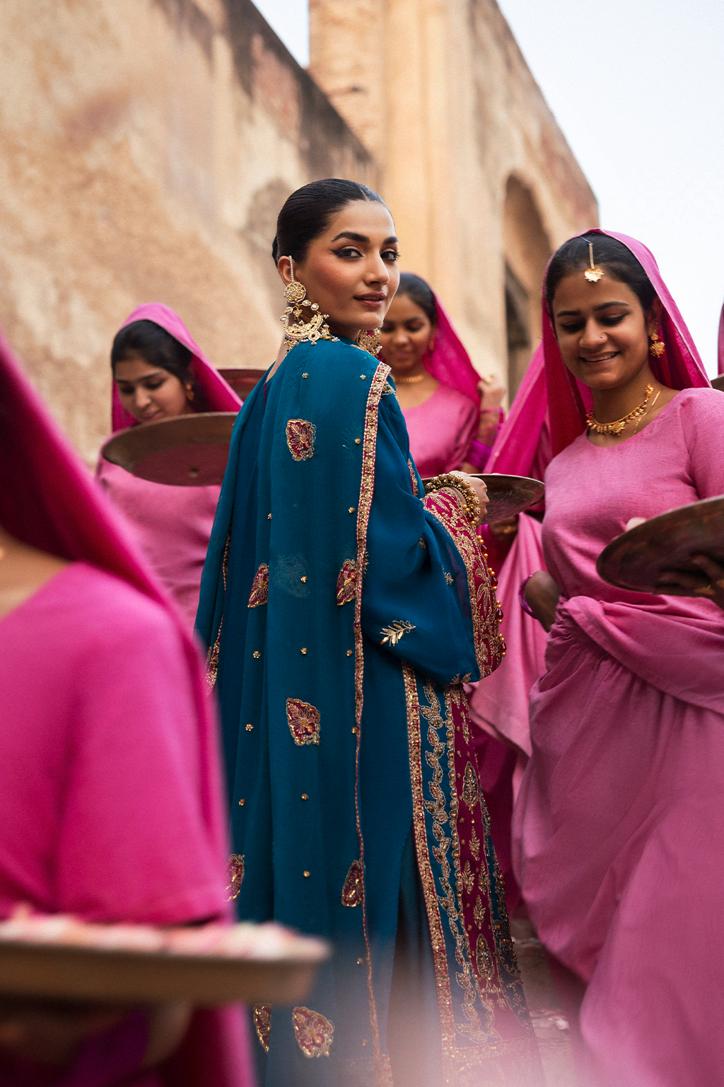 Emaan Adeel I The Empress Wedding Formals I VELANIS - by Libasekhas UK - Registered Vendor of : Emaan Adeel - 100% Original Designer Dress