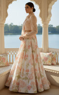 Threads and Motifs | Formal Outfits | Blouse With Printed Lehenga - by Libasekhas UK - Registered Vendor of : Threads and Motifs - 100% Original Designer Dress