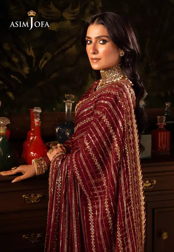 Asim Jofa | Makhmal Wedding Velvet 23 | AJMM-02 - by - Libasekhas UK - Registered Vendor of : Asim Jofa - 100% Original Designer Dresss