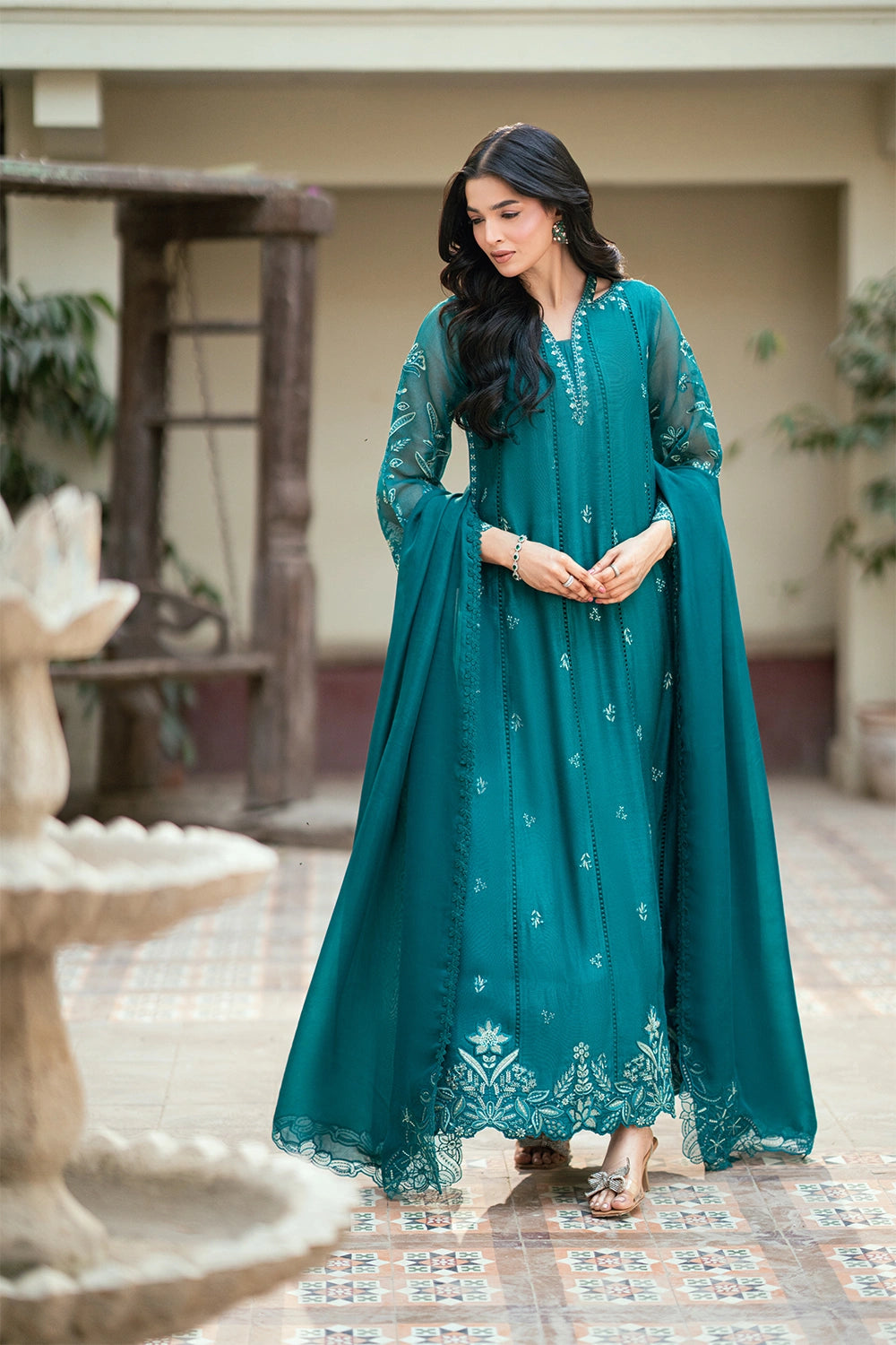 Azure | Vogue Formals | Emerald Empress - by Libasekhas UK - Registered Vendor of : Azure - 100% Original Designer Dress