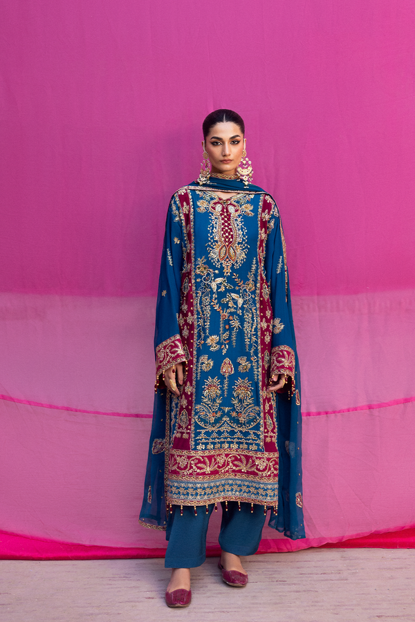 Emaan Adeel I The Empress Wedding Formals I VELANIS - by Libasekhas UK - Registered Vendor of : Emaan Adeel - 100% Original Designer Dress