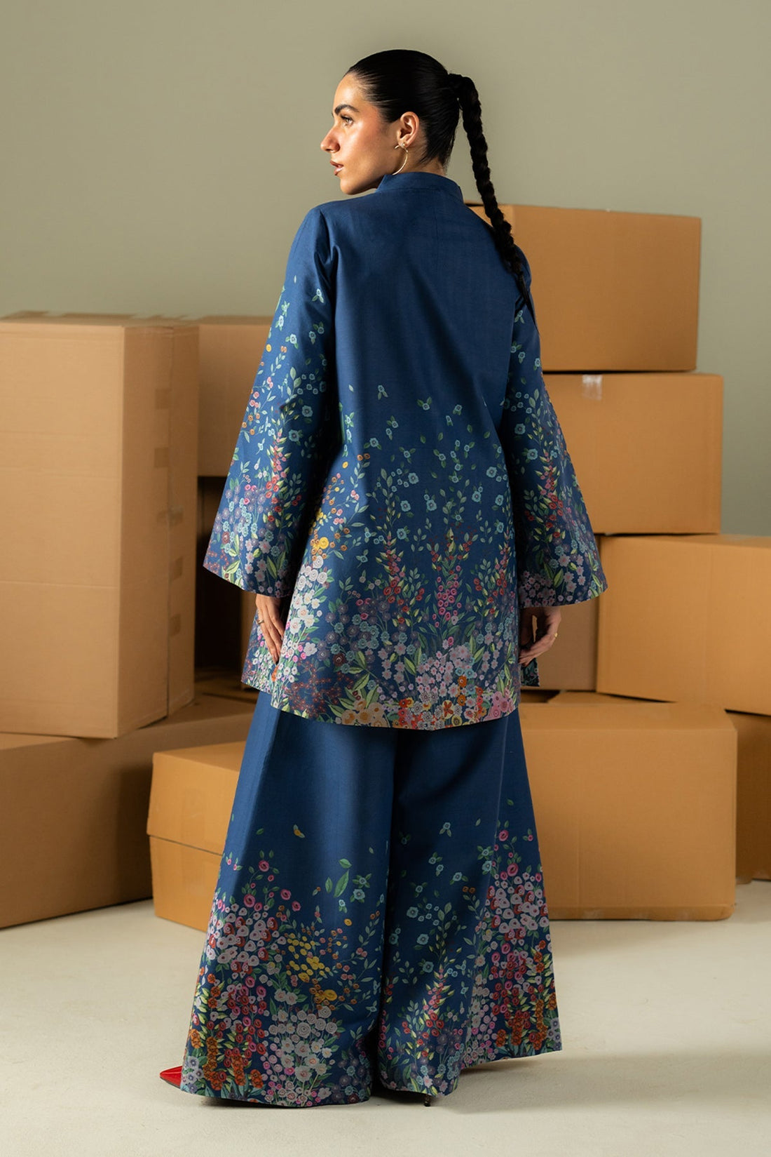 Afrozeh | Coords 25 | Muted - by Libasekhas UK - Registered Vendor of : Afrozeh - 100% Original Designer Dress