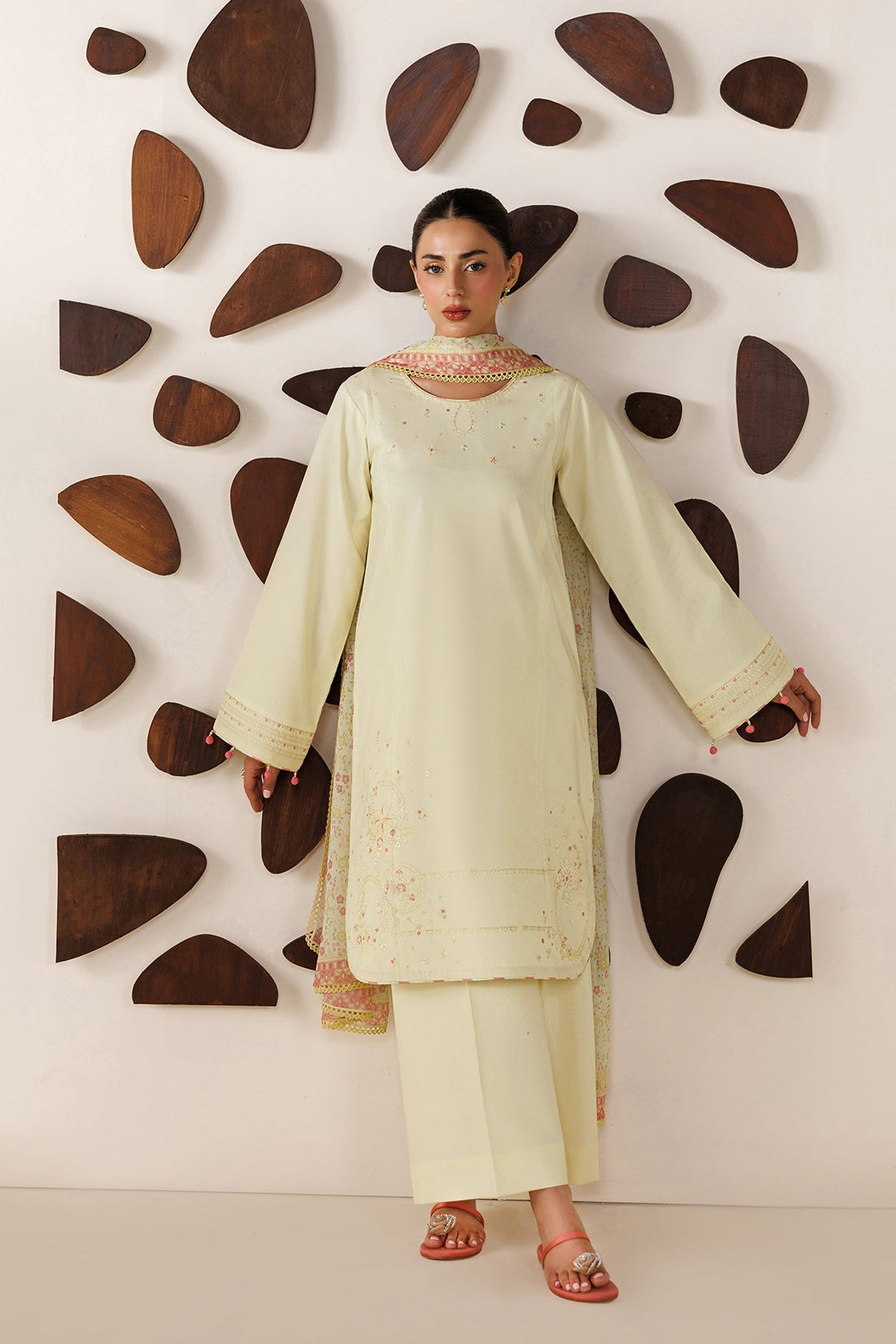 Farasha | Summer Melody 26 | Butter Glow - by Libasekhas UK - Registered Vendor of : Farasha - 100% Original Designer Dress