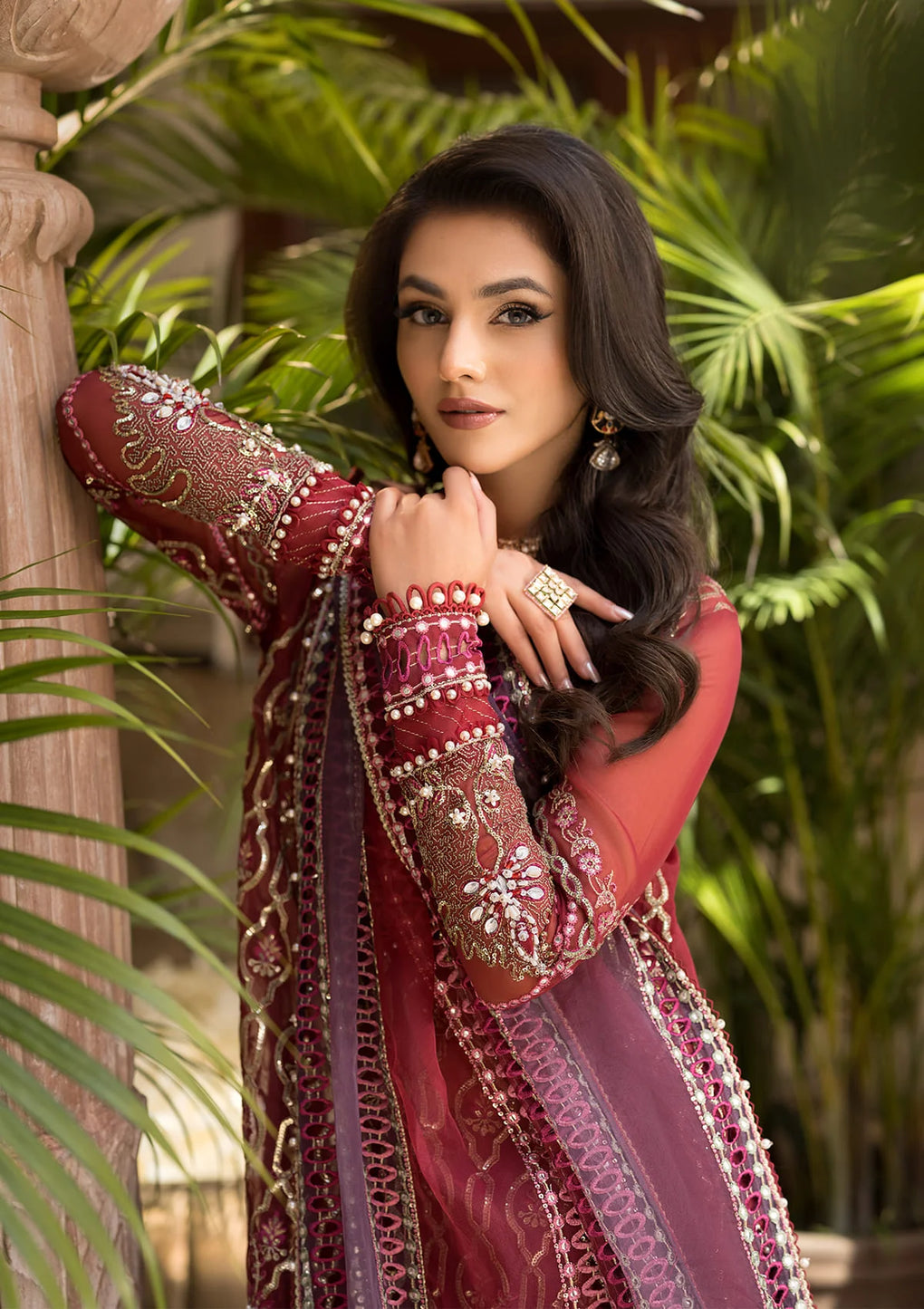 Elaf Premium | Formal Handwork Collection | EFH-06 GHAZAL - by - Libasekhas UK - Registered Vendor of : Elaf Premium - 100% Original Designer Dresss