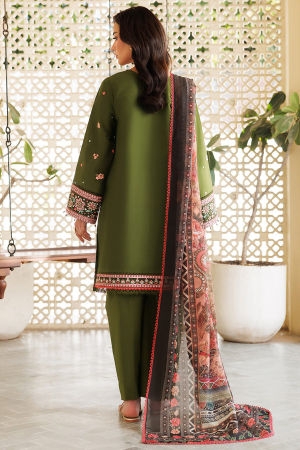 Farasha | Summer Weaves Embroidered Lawn | Olivine Dreams - by - Libasekhas UK - Registered Vendor of : Farasha - 100% Original Designer Dresss