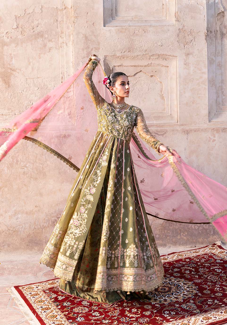 Zarqash | Arzoo Festive Collection | Gulbahar - by Libasekhas UK - Registered Vendor of : Zarqash - 100% Original Designer Dress